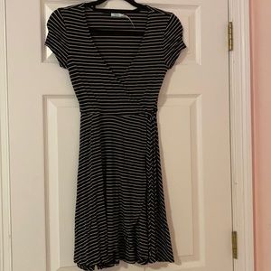 Kimchi Blue striped wrap dress
